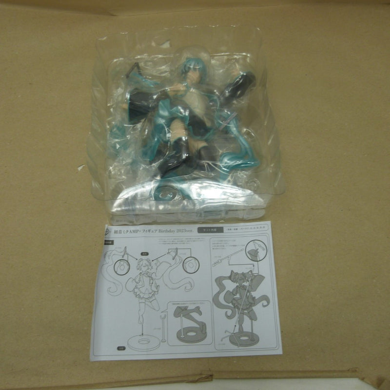【中古】【開封品】初音ミク 「キャラクター・ボーカル・シリーズ01」 AMP+ フィギュア 〜HATSUNE MIKU Birthday 2023 ver.＜フィギュア＞（代引き不可）6600