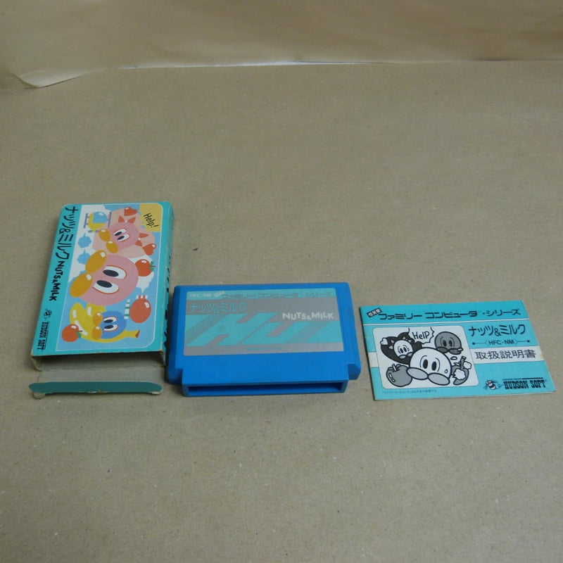 【中古】【開封品】ファミコン用ソフト ナッツ＆ミルク HFC-NM-45＜レトロゲーム＞（代引き不可）6600