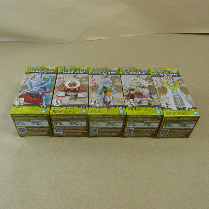 【中古】【未開封】【セット】 「ワンピース」 ワールドコレクタブルフィギュア-ワノ国鬼ヶ島編7-全5種＜フィギュア＞（代引き不可）6600