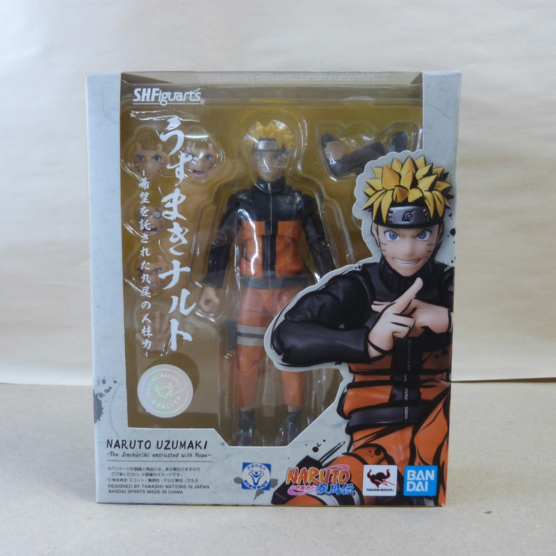 【中古】【開封品】S.H.Figuarts うずまきナルト -希望を託された九尾の人柱力- 「NARUTO -ナルト- 疾風伝」＜フィギュア＞（代引き不可）6600