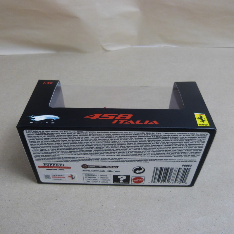 【中古】【開封品】1/43 Ferrari 458 Italia (レッド) [P9953]＜コレクターズアイテム＞（代引き不可）6600