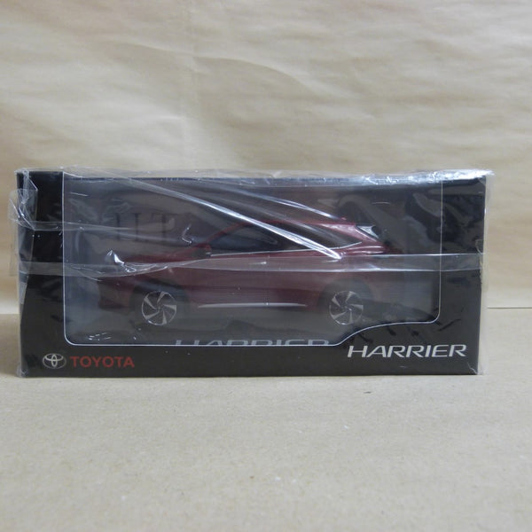 【中古】【未開封】1/30 店頭展示用色見本 TOYOTA HARRIER 3Q3 ダークレッド マイカメタリック ミニカー＜コレクターズアイテム＞（代引き不可）6600