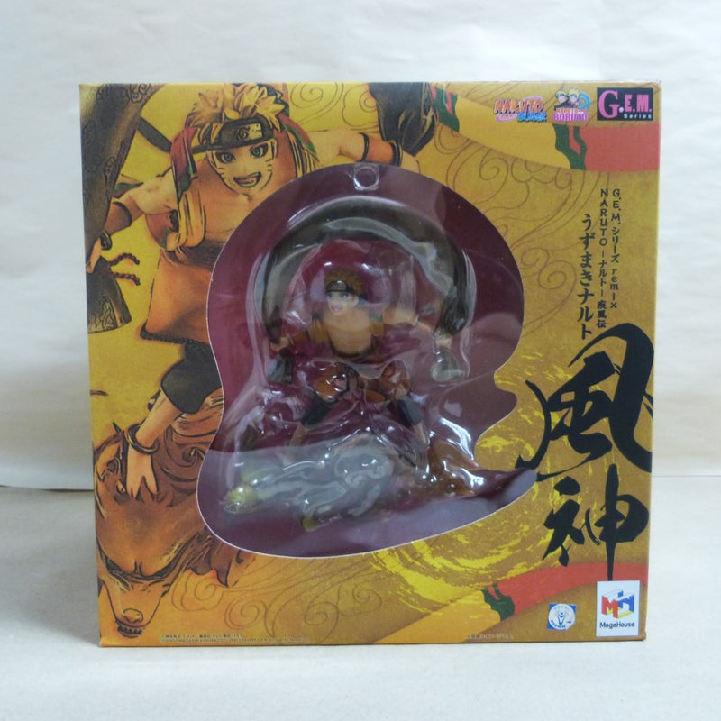 【中古】【開封品】G.E.M.シリーズ remix うずまきナルト 風神 「NARUTO -ナルト- 疾風伝」＜フィギュア＞（代引き不可）6600