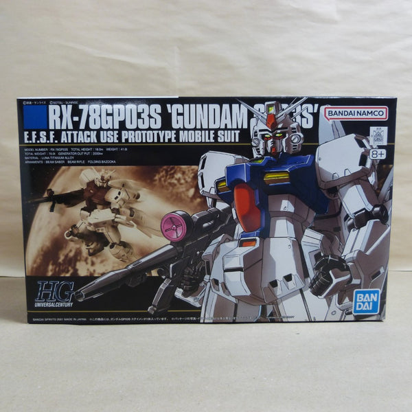 【中古】【未組立】1/144 HGUC RX-78GP03S ガンダム GP03S ステイメン 「機動戦士ガンダム0083 STARDUST MEMORY」[5060967]＜プラモデル＞（代引き不可）6600