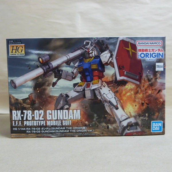 【中古】【未組立】1/144 HG RX-78-02 ガンダム(GUNDAM THE ORIGIN版) 「機動戦士ガンダム THE ORIGIN」 [5058929]＜プラモデル＞（代引き不可）6600