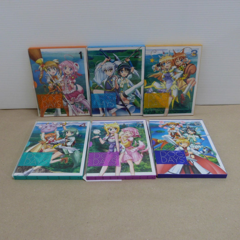 【中古】【開封品】アニメBlu-ray DOG DAYS’ 全6巻セット販売品 各種完全生産限定版＜Blu-ray＞（代引き不可）6600