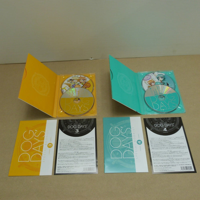 【中古】【開封品】アニメBlu-ray DOG DAYS’ 全6巻セット販売品 各種完全生産限定版＜Blu-ray＞（代引き不可）6600
