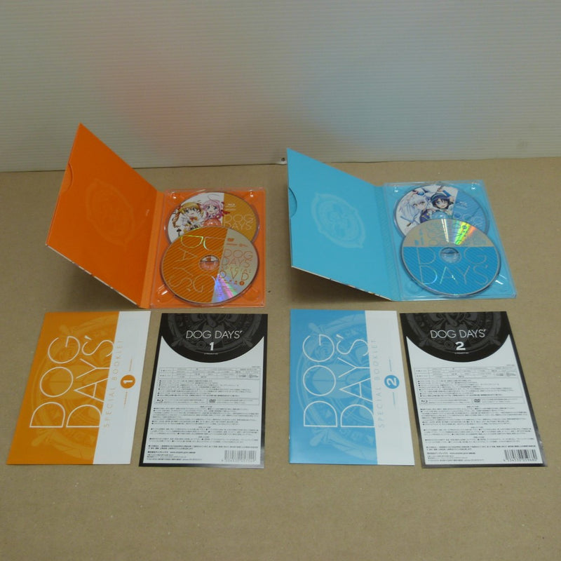 【中古】【開封品】アニメBlu-ray DOG DAYS’ 全6巻セット販売品 各種完全生産限定版＜Blu-ray＞（代引き不可）6600