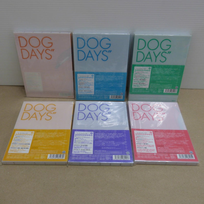 【中古】【開封品】アニメBlu-ray DOG DAYS’’ 全6巻セット販売品 各種完全生産限定版＜Blu-ray＞（代引き不可）6600