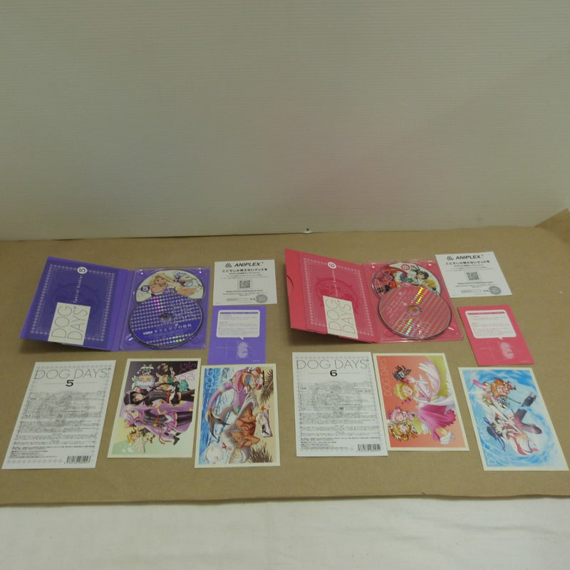 【中古】【開封品】アニメBlu-ray DOG DAYS’’ 全6巻セット販売品 各種完全生産限定版＜Blu-ray＞（代引き不可）6600