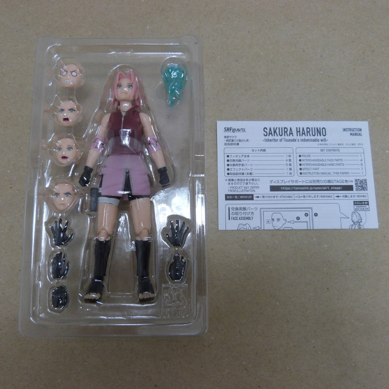 【中古】【未開封】S.H.Figuarts 春野サクラ -師匠譲りの負けん気- 「NARUTO -ナルト- 疾風伝」＜フィギュア＞（代引き不可）6600