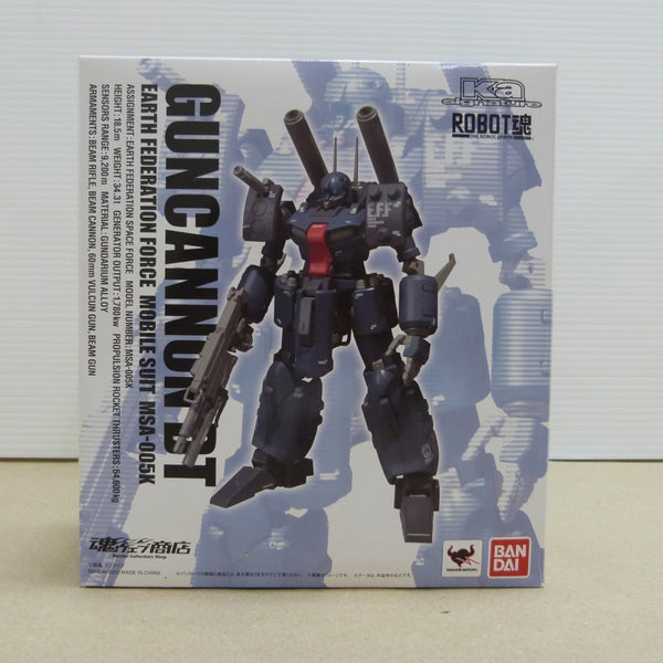 【中古】【開封品】ROBOT魂 ＜SIDE MS＞ MSA-005K ガンキャノン・ディテクター 「機動戦士ガンダムUC」 魂ウェブ商店限定＜フィギュア＞（代引き不可）6600