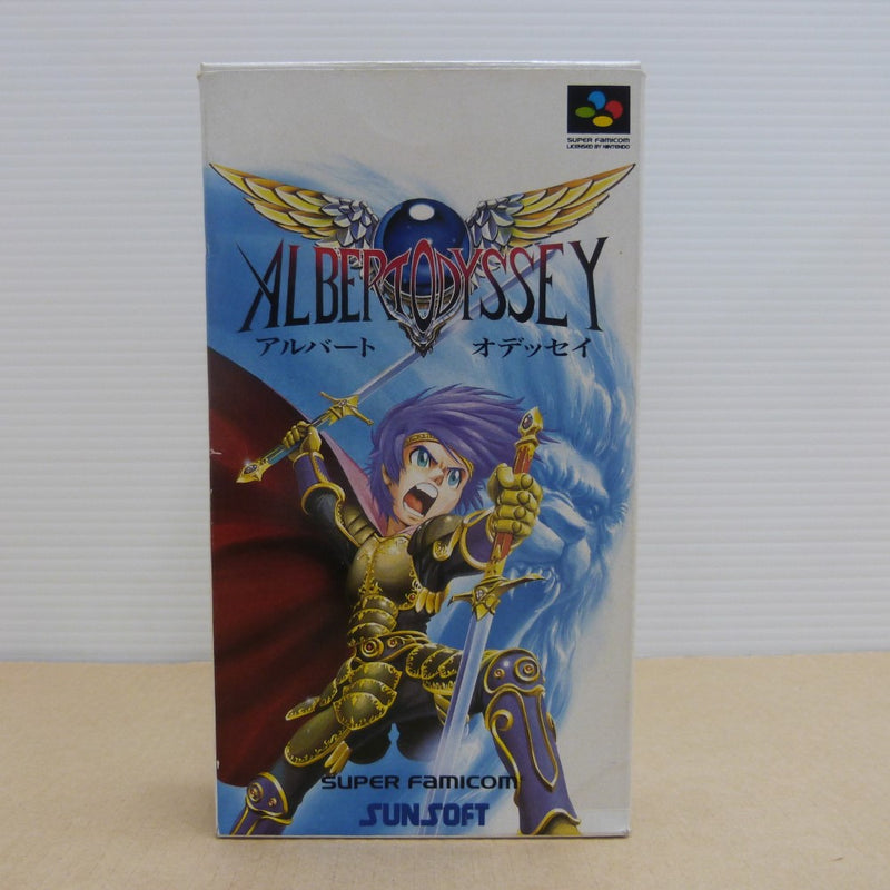 SFCソフト「アルバートオデッセイ」中古動作品の出品です。 中古】【箱説有】スーパーファミコンソフト アルバートオデッセイ SHVC