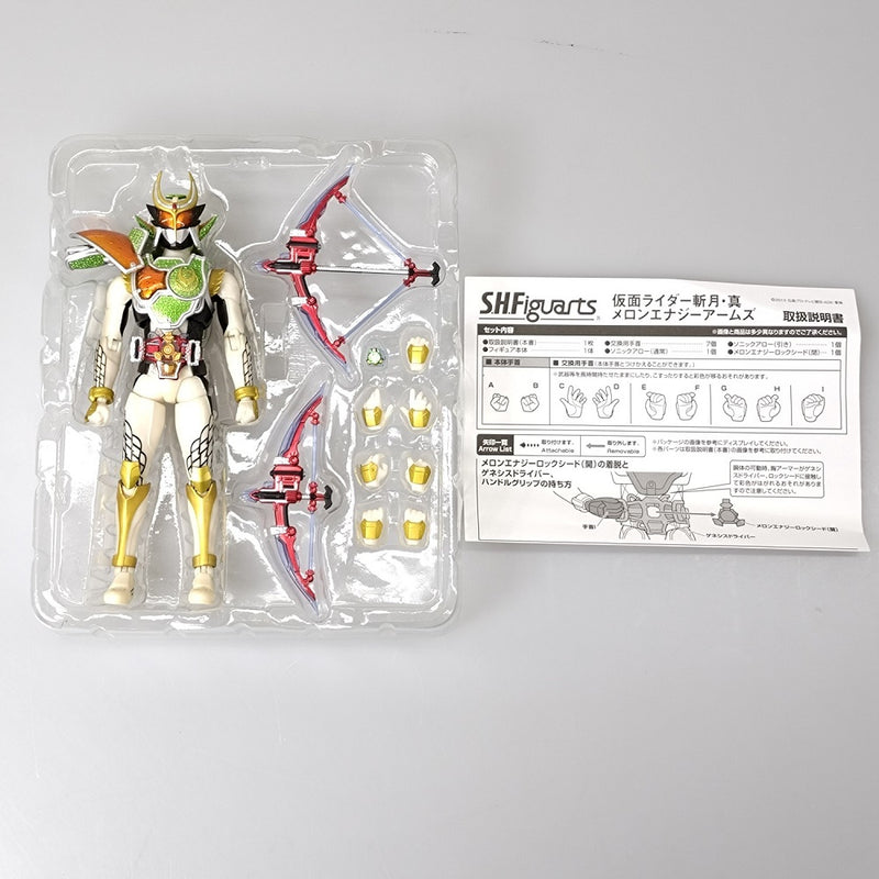 【中古】【開封品】S.H.Figuarts 仮面ライダー斬月・真 メロンエナジーアームズ 「仮面ライダー鎧武」 魂ウェブ商店限定＜フィギュア＞（代引き不可）6602