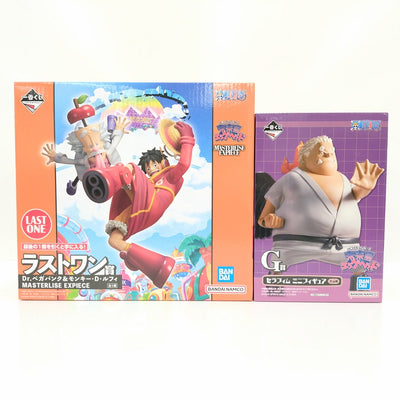 【中古】【未開封】【セット】ラストワン賞 Dr.ベガパンク＆モンキー・D・ルフィ MASTERLISE EXPIECE＆ G賞 セラフ...