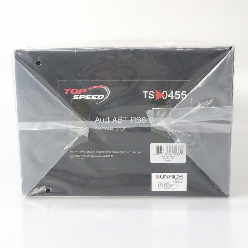 【中古】【未開封】モデルカー 1/18 アウディ ABT RS6-R(デイトナグレー) 「TOP SPEEDシリーズ」 [TS0455]＜おもちゃ＞（代引き不可）6602