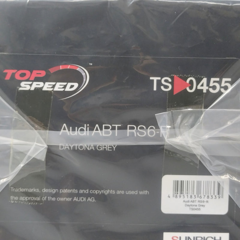 【中古】【未開封】モデルカー 1/18 アウディ ABT RS6-R(デイトナグレー) 「TOP SPEEDシリーズ」 [TS0455]＜おもちゃ＞（代引き不可）6602