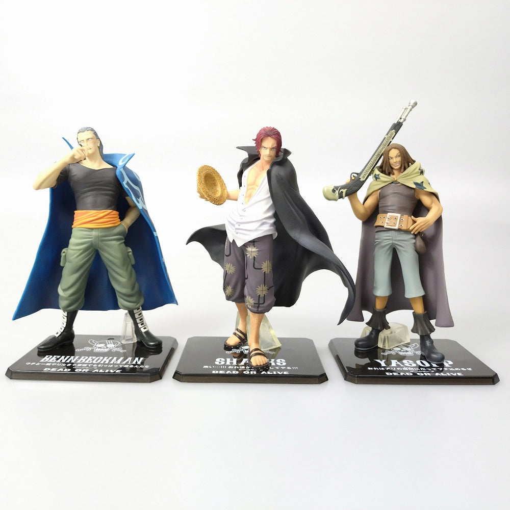 中古】【開封品】【セット】フィギュアーツZERO シャンクス 頂上決戦Ver.＆ベン・ベックマン＆ヤソップ 「ワンピース」＜フィギュア＞（