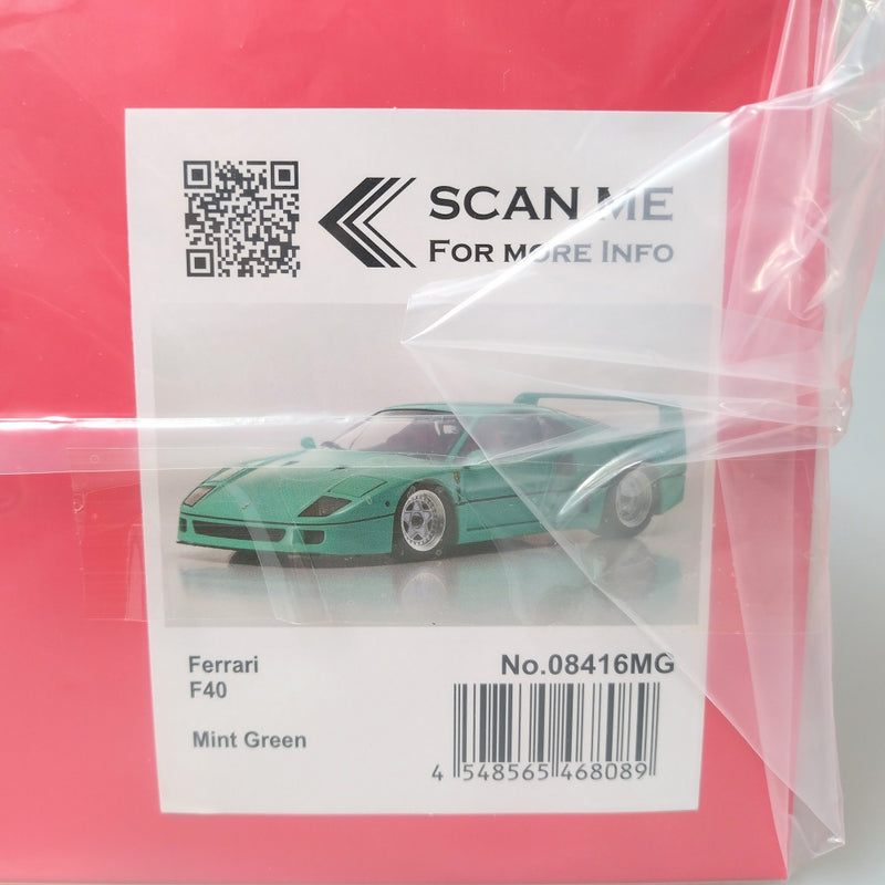 【中古】【未開封】1/18 フェラーリ F40(ミントグリーン) (KS08416MG)＜コレクターズアイテム＞（代引き不可）6602