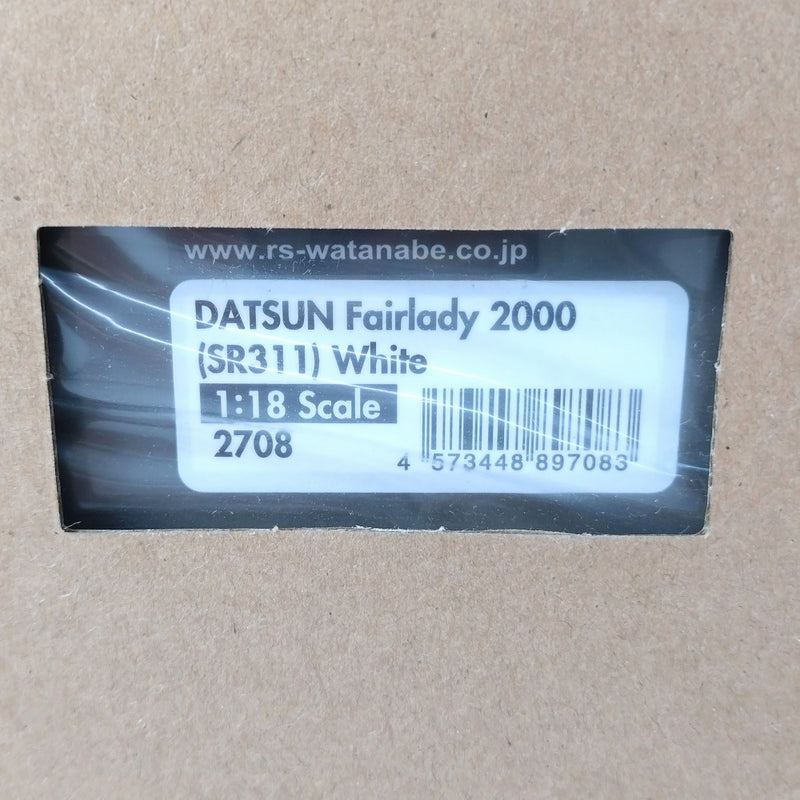 【中古】【未開封】1/18 DATSUN Fairlady 2000 SR311(ホワイト) With Engine WEB限定モデル (IG2708)＜コレクターズアイテム＞（代引き不可）6602