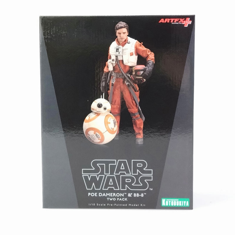 ◆新品 ARTFX+ スターウォーズ ポー ダメロン & BB-8 フィギュア 中古】【未開封】ARTFX+ ポー・ダメロン ＆ BB-8 2パック