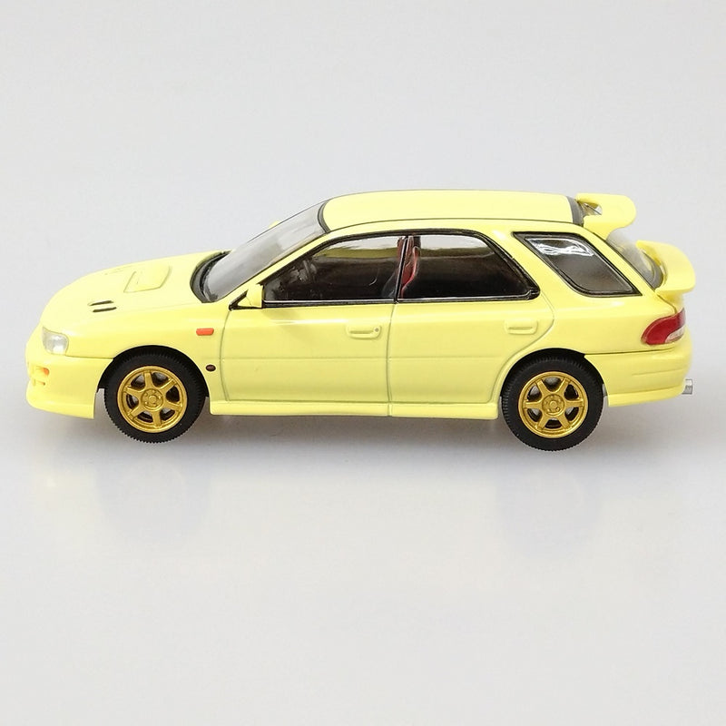 【中古】【開封品】1/64 LV-N274b スバル インプレッサ ピュアスポーツワゴン WRX STi Ver.VI 99年式(イエロー)＜おもちゃ＞（代引き不可）6602