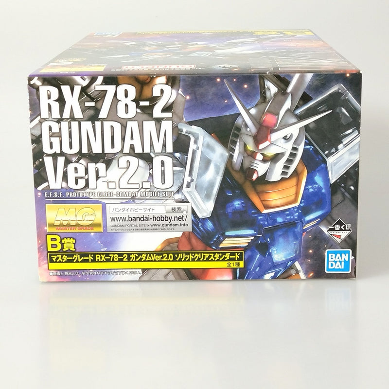 【中古】【未組立】1/100 MG RX-78-2 ガンダムVer.2.0 ソリッドクリアスタンダード 一番くじ  B賞＜プラモデル＞（代引き不可）6602