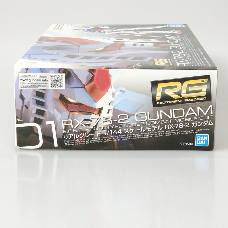 【中古】【未組立】1/144 RG RX-78-2 ガンダム「機動戦士ガンダム」 [5061594]＜プラモデル＞（代引き不可）6602
