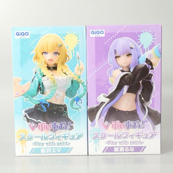 【中古】【未開封】【セット】「ぶいすぽっ!」 ぶいすぽっ!スケールフィギュア -Play with paint- vol.6 GiGO限定 全2種＜フィギュア＞（代引き不可）6602