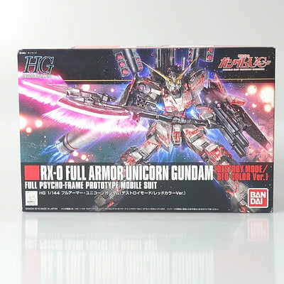 【中古】【未組立】1/144 HGUC RX-0 フルアーマー・ユニコーンガンダム (デストロイモード/レッドカラーVer.) ＜プラ...