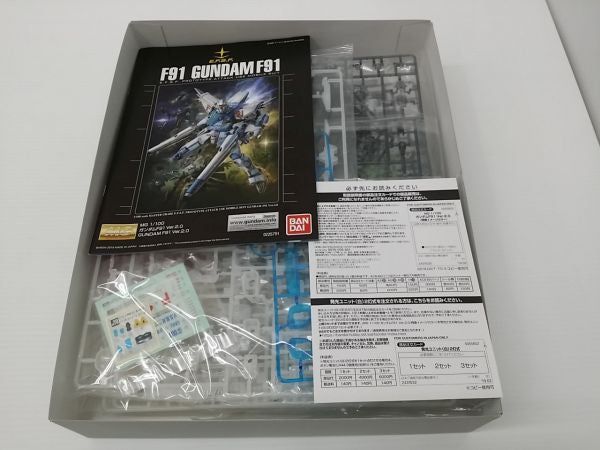 【中古】【未組立】1/100 MG F91 ガンダムF91 Ver.2.0 残像イメージカラー 「機動戦士ガンダムF91」 プレミアムバンダイ限定＜プラモデル＞（代引き不可）6603