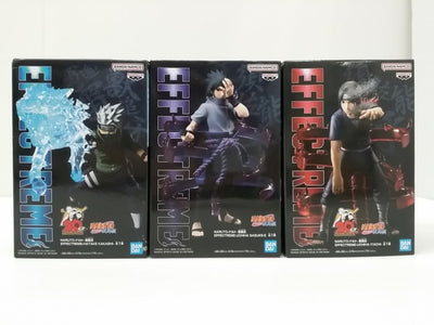 【中古】【未開封】【３体セット】「NARUTO-ナルト-疾風伝」 EFFECTREME　はたけカカシ＆うちはサスケ＆うちはイタチ＜フィ...