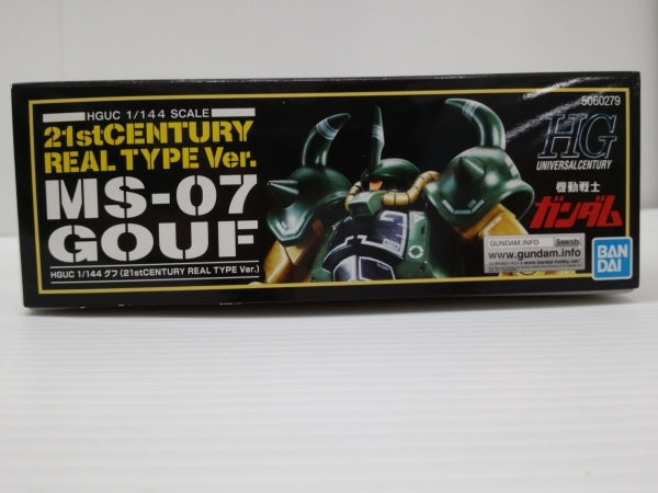 【中古】【未組立】1/144 HGUC MS-07B グフ 21stCENTURY REAL TYPE Ver. 「機動戦士ガンダムMSV」＜プラモデル＞（代引き不可）6603