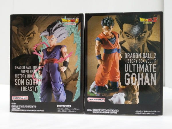 【中古】【未開封】【２体セット】History Box vol.8 孫悟飯(ビースト) 「ドラゴンボール超 スーパーヒーロー」 & vol.11 アルティメット悟飯 「ドラゴンボールZ」 ＜フィギュア＞（代引き不可）6603