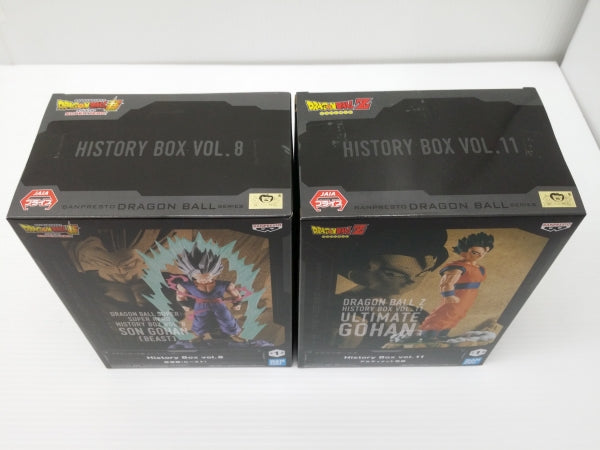 【中古】【未開封】【２体セット】History Box vol.8 孫悟飯(ビースト) 「ドラゴンボール超 スーパーヒーロー」 & vol.11 アルティメット悟飯 「ドラゴンボールZ」 ＜フィギュア＞（代引き不可）6603