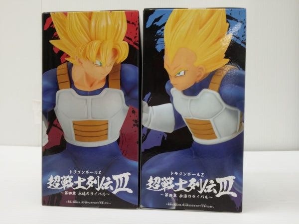 【中古】【未開封】「ドラゴンボールZ」 超戦士列伝III〜第四章 永遠のライバル〜 超サイヤ人孫悟空 & 超サイヤ人ベジータ ２体セット＜フィギュア＞（代引き不可）6603