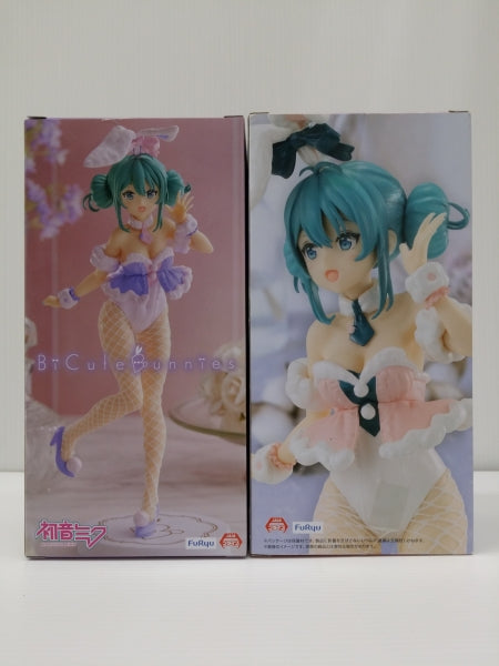 【中古】【未開封】【２体セット】初音ミク 「VOCALOID」 BiCute Bunnies Figure-白うさぎ ラベンダーver.-＆-白うさぎ Baby Pink-＜フィギュア＞（代引き不可）6603