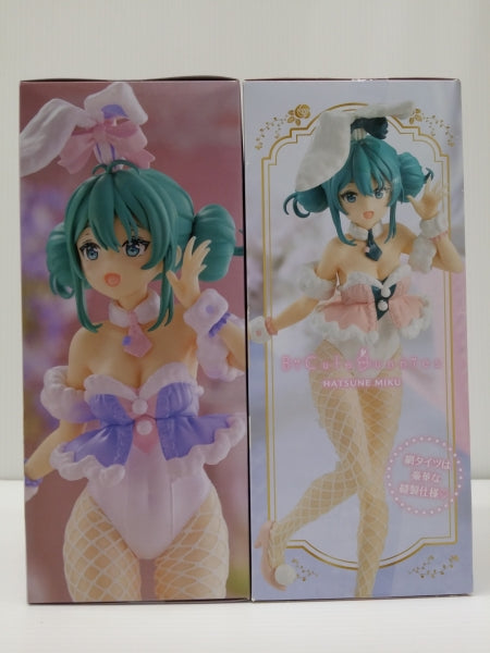 【中古】【未開封】【２体セット】初音ミク 「VOCALOID」 BiCute Bunnies Figure-白うさぎ ラベンダーver.-＆-白うさぎ Baby Pink-＜フィギュア＞（代引き不可）6603