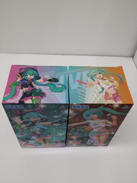 【中古】【未開封】【2体セット】初音ミクシリーズ」 Luminasta“初音ミク”〜ライブステージ〜＆キャラクター・ボーカル・シリーズ 01 初音ミク」 Luminasta “初音ミク”〜ライブ応援〜＜フィギュア＞（代引き不可）6603