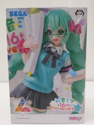 【中古】【未開封】初音ミク 「初音ミクシリーズ」 Luminasta“初音ミク 16th Anniversary”ぶーた Ver.＜フ...