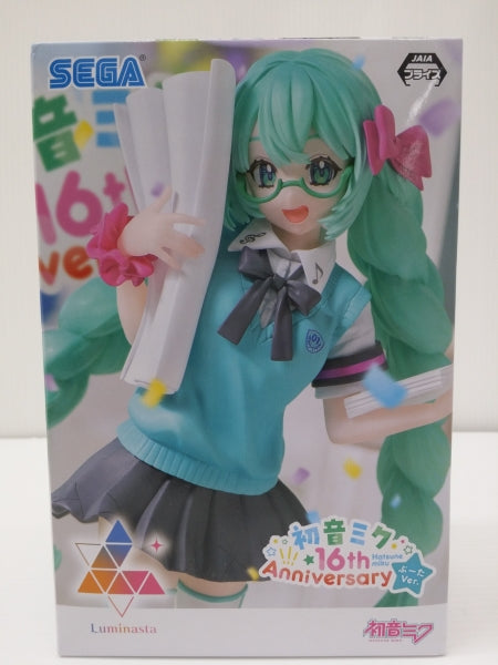 【中古】【未開封】初音ミク 「初音ミクシリーズ」 Luminasta“初音ミク 16th Anniversary”ぶーた Ver.＜フィギュア＞（代引き不可）6603