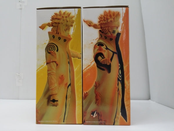 【中古】【未開封】【２体セット】「一番くじ NARUTO-ナルト- 疾風伝 繋がる思い」 MASTERLISE C賞 波風ミナト(九喇嘛リンクモード) ＆ D賞 うずまきナルト(九喇嘛リンクモード)　＜フィギュア＞（代引き不可）6603