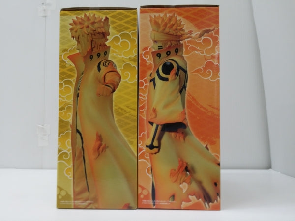 【中古】【未開封】【２体セット】「一番くじ NARUTO-ナルト- 疾風伝 繋がる思い」 MASTERLISE C賞 波風ミナト(九喇嘛リンクモード) ＆ D賞 うずまきナルト(九喇嘛リンクモード)　＜フィギュア＞（代引き不可）6603