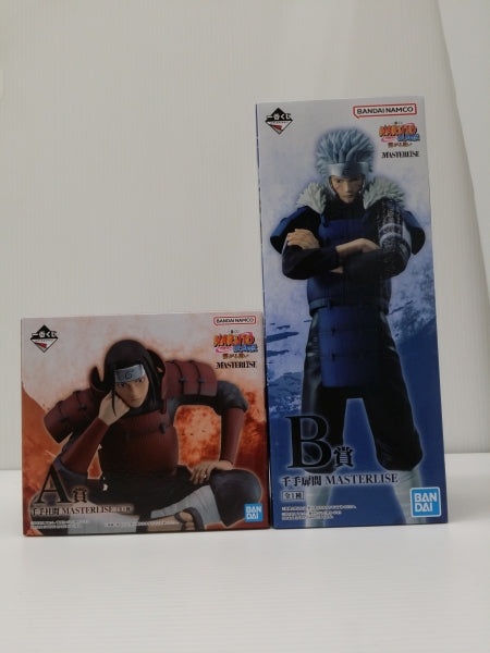 【中古】【未開封】【２体セット】「一番くじ NARUTO-ナルト- 疾風伝 繋がる思い」 MASTERLISE A賞 千手柱間 & MASTERLISE B賞  千手扉間 ＜フィギュア＞（代引き不可）6603