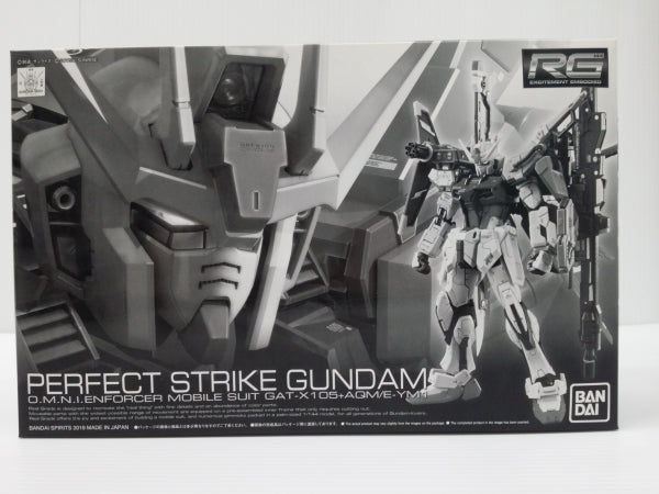 【中古】【未組立】1/144 RG GAT-X105+AQM/E-YM1 パーフェクトストライクガンダム 「機動戦士ガンダムSEED」 プレミアムバンダイ限定 [5058086]＜プラモデル＞（代引き不可）6603