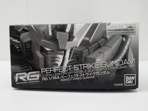 【中古】【未組立】1/144 RG GAT-X105+AQM/E-YM1 パーフェクトストライクガンダム 「機動戦士ガンダムSEED」 プレミアムバンダイ限定 [5058086]＜プラモデル＞（代引き不可）6603