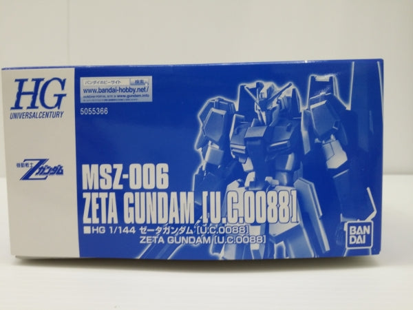 【中古】【未組立】1/144 HGUC MSZ-006 ゼータガンダム[U.C.0088] 「機動戦士Zガンダム」 プレミアムバンダイ限定 [5055366]＜プラモデル＞（代引き不可）6603