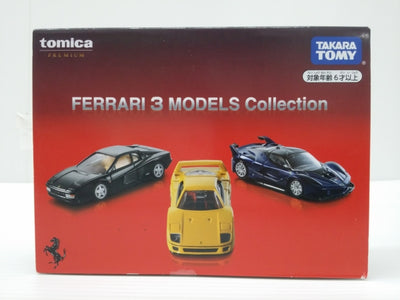 【中古】【未開封】FERRARI 3MODELS COLLECTION(3台セット)「トミカプレミアム」＜おもちゃ＞（代引き不可）6603