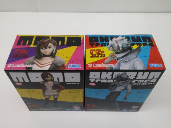 【中古】【未開封】【セット】「ダンダダン」 Luminasta“モモ”&“オカルン(変身)”Vol.2　２点＜フィギュア＞（代引き不可）6603