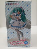 【中古】【未開封】初音ミク×シナモロール 「初音ミクシリーズ」 Luminasta“初音ミク×シナモロール”ホワイトドレスVer.＜フィギュア＞（代引き不可）6603
